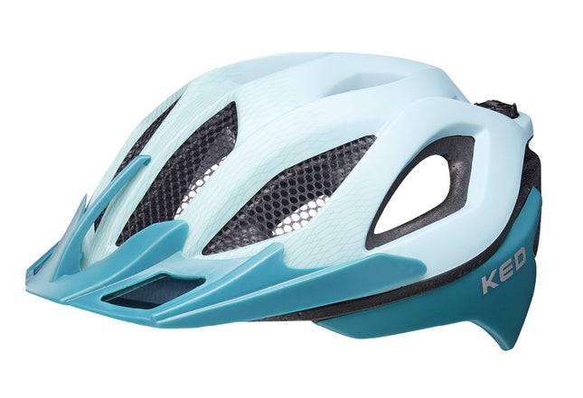 Fietshelm KED Spiri Two L (55-61cm) - lichtblauw / groen
