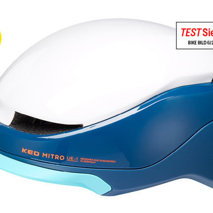 Fietshelm KED Mitro UE-1 M (52-58cm) - blue white