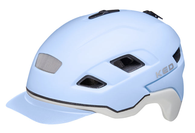 Fietshelm KED Berlin M (52-58cm) - lightblue ash matt
