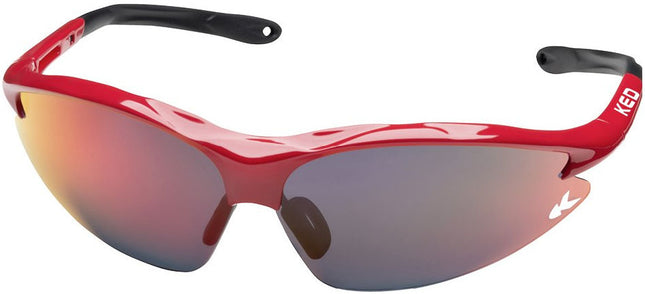 Fietsbril KED JackaI - red (multi-red-mirror)