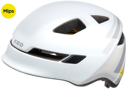 Fietshelm KED Pop Mips - medium (52-56 cm) - grey