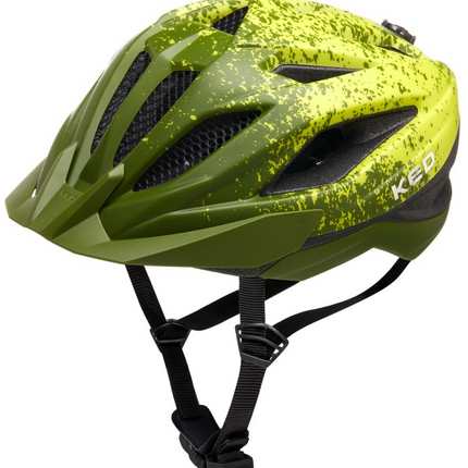 Fietshelm KED Street Jr. Pro S (49-55 cm) - forest green yellow matt