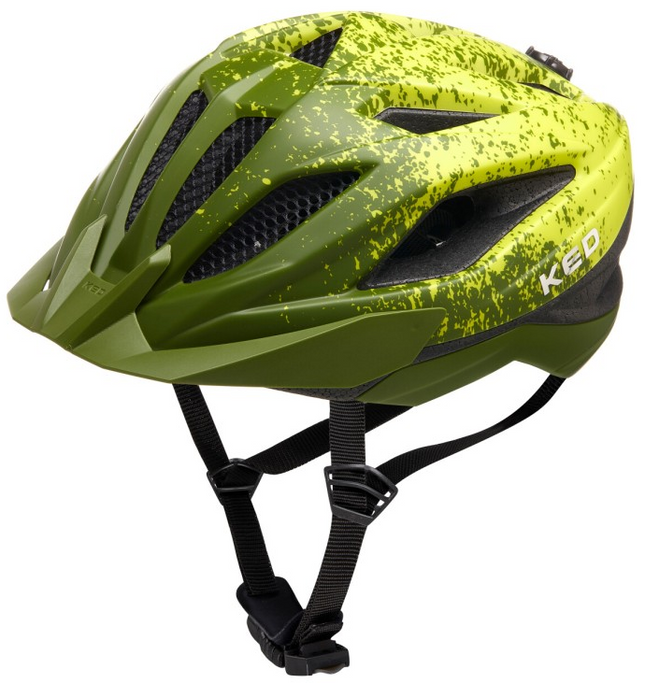 Fietshelm KED Street Jr. Pro S (49-55 cm) - forest green yellow matt