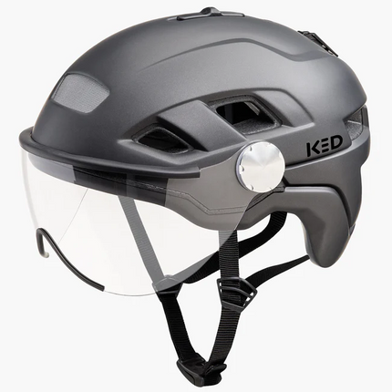 Fietshelm KED B-Vis X-Lite M (52-58cm) - black metallic matt - afbeelding 2