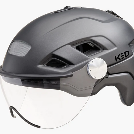 Fietshelm KED B-Vis X-Lite M (52-58cm) - black metallic matt