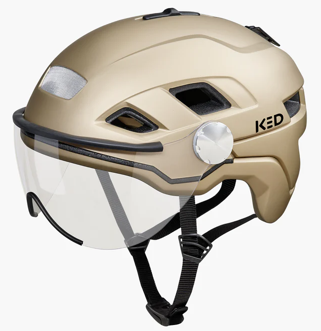 Fietshelm KED B-Vis X-Lite M (52-58cm) - gold metallic matt