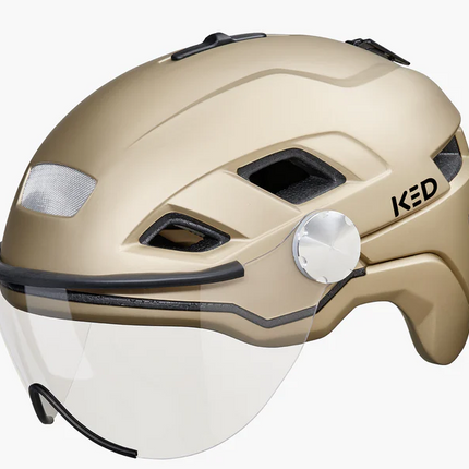 Fietshelm KED B-Vis X-Lite M (52-58cm) - gold metallic matt
