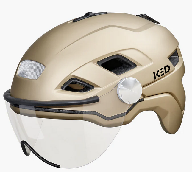Fietshelm KED B-Vis X-Lite M (52-58cm) - gold metallic matt