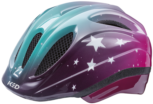 Fietshelm KED Meggy II Trend S (46-51 cm) - stars pink aqua glossy