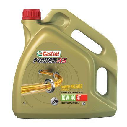 Olie Castrol Power RS 4T 10W-40 - fles à 4 liter