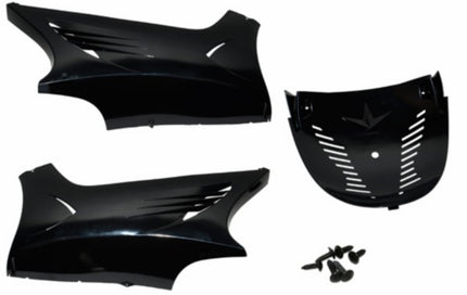 underspoiler DMP + coilover kit 28019 black unpainted Yamaha, Aerox, MBK Nitro