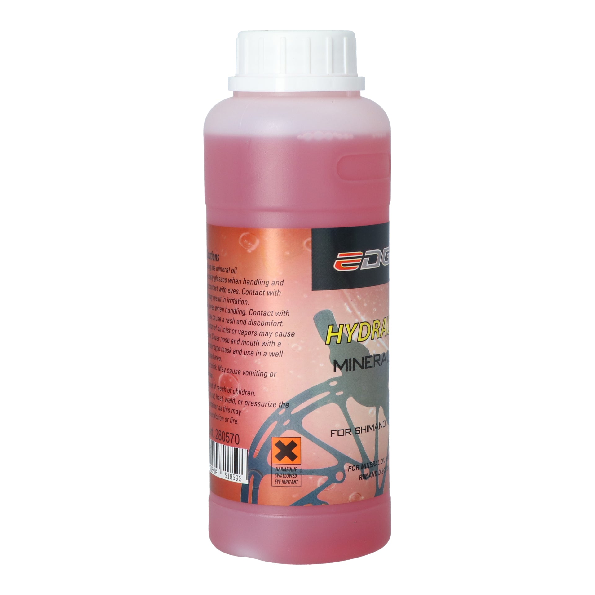 Remvloeistof Edge minerale olie - rood (500 ml)