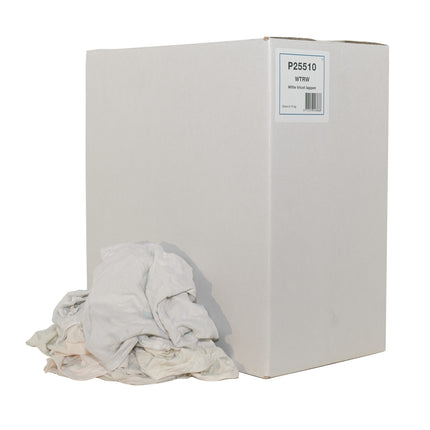Euro witte poetslappen / poetsdoeken 1e kwaliteit - doos á 10kg