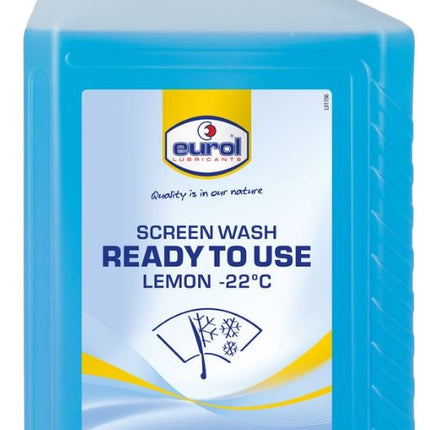 Ruitensproeiervloeistof Eurol Screen Wash - Kant & Klaar (tot -22 graden) - 5 liter