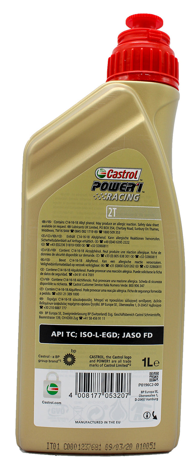 Olie Castrol Power 1 Racing 2 Takt (1 liter)