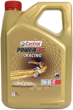 Oil Castrol Power RS ​​Racing 4T 5W-40 - bottle of 4 liters