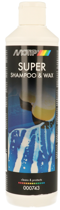 Super shampoing et cire 500ml Motip