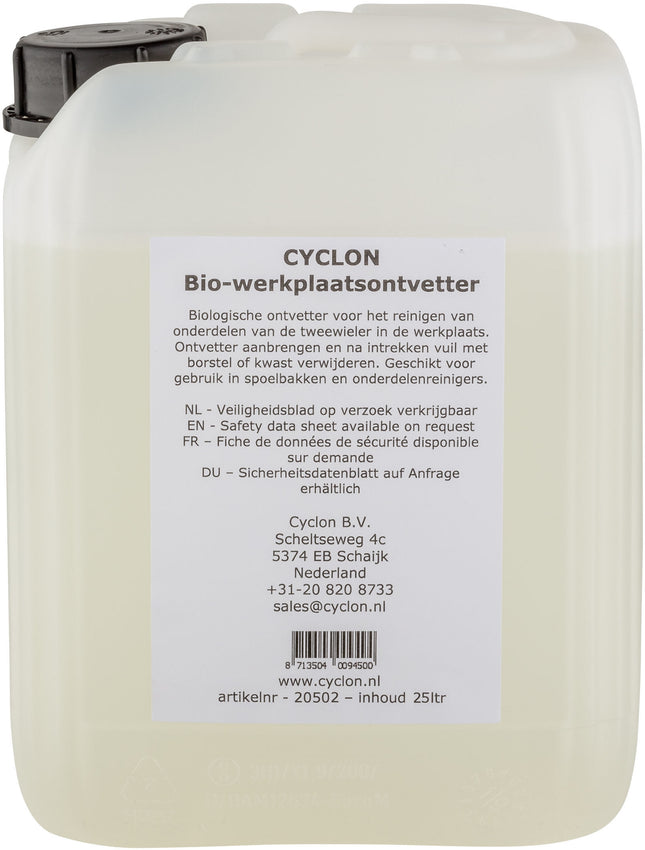 Cyclon Bio werkplaats ontvetter (20 liter)