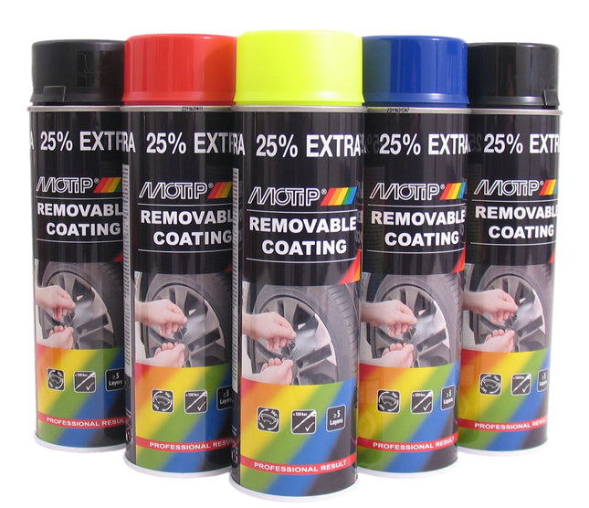 Sprayplast Motip - glanzend zwart (spuitbus á 500 ml)