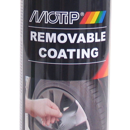 Sprayplast Motip - glanzend zwart (spuitbus á 500 ml)