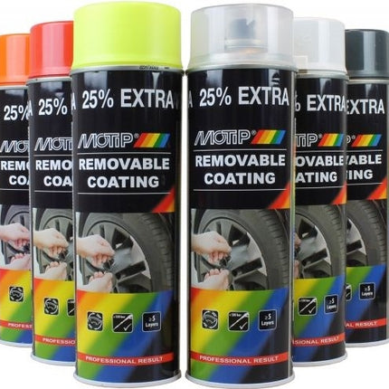 SprayPlastic Motip wit hoogglans (500ml)