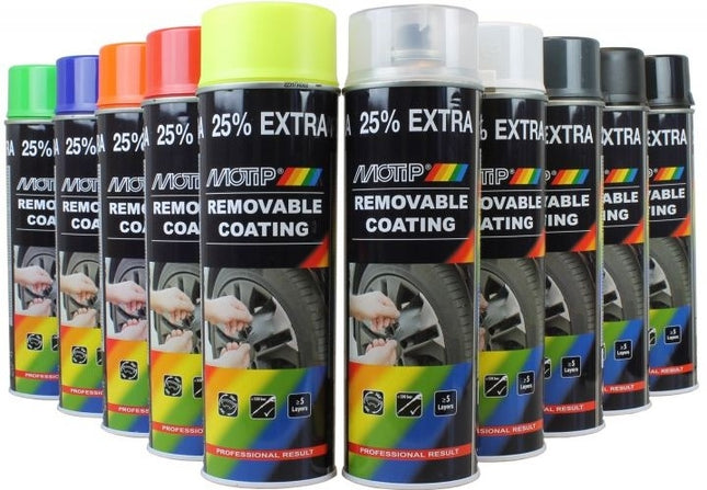 SprayPlastic Motip wit hoogglans (500ml)
