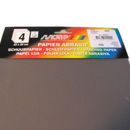 Papier de verre HPX grain 600 (4 pièces)