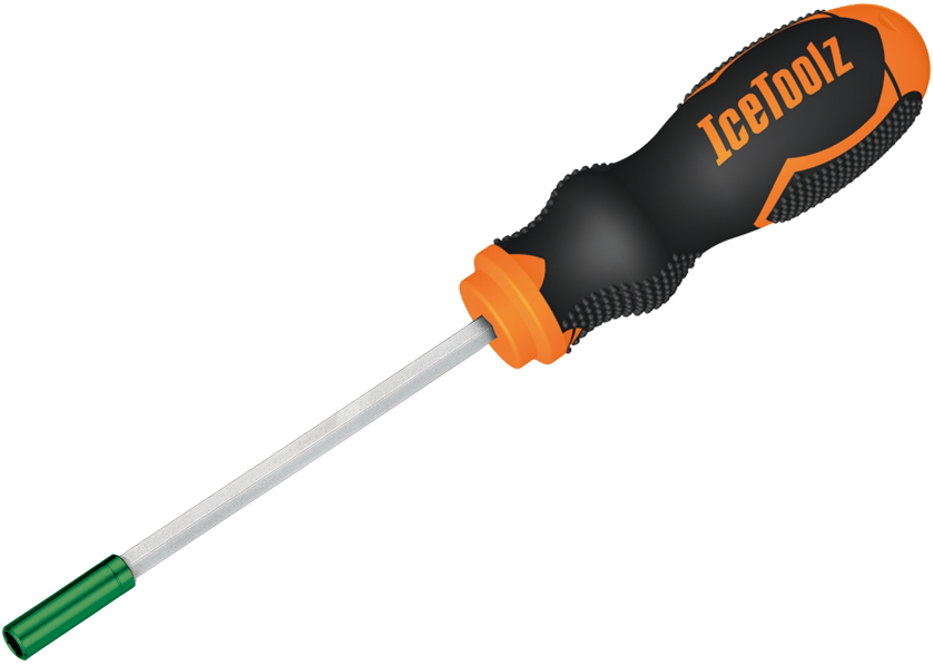 Spaaknippelsleutelset IceToolz 12B5 voor 3,2 mm (vierkante) nippels