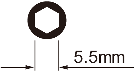 Spaaknippelsleutel IceToolz voor 5.5mm zeskante nippels