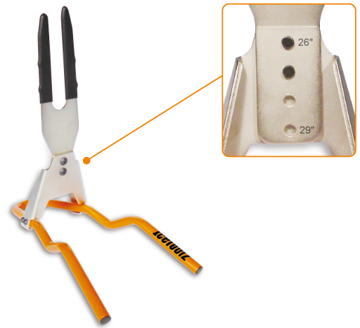 Fiets showstandaard IceToolz 240P646 voor achterasmontage