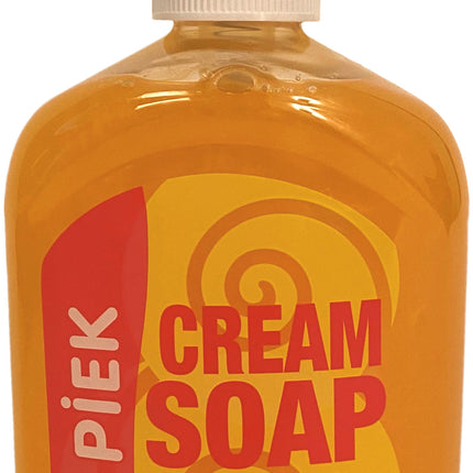 Handzeep met pomp - perzik cream soap (500 ml)