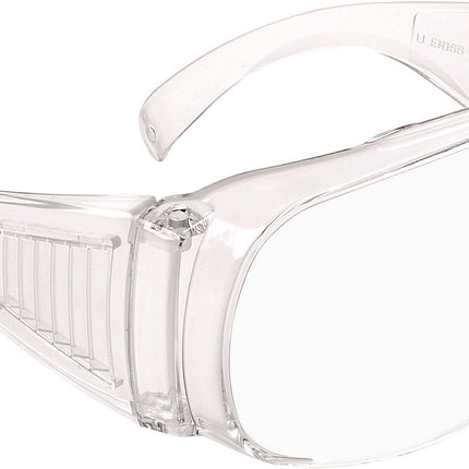 IceToolz veiligheidsbril transparant met anti-statische coating op de glazen