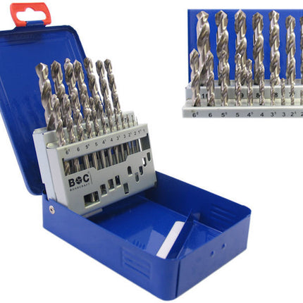 Borenset Bofix HSS 19-delig - 1 t/m 10mm