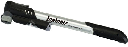 High-pressure pump mini pump IceToolz 40A251 aluminum with T-handle (up to 8.2 bar)