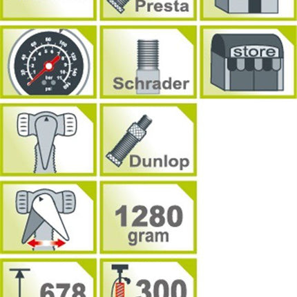 Pompslang rubber voor voetpomp IceToolz 240A451H universeel