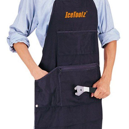 Werkplaatsschort IceToolz Proshop 240C155 - katoen