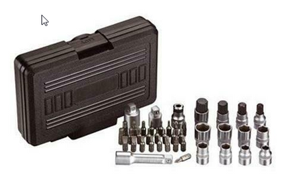 Doppen- en bitset IceToolz Xpert 240E21K - 41-delig - afbeelding 2