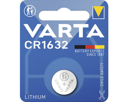 Pile bouton Varta CR1632 Lithium 3V