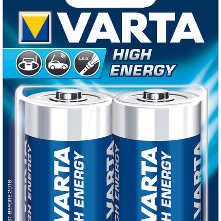 Batterij VARTA Longlife Alkaline LR20  (2x)