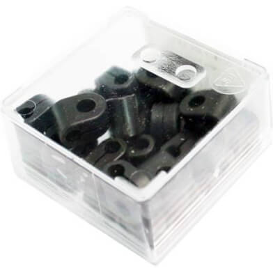Bofix box mudguard clamp 5 mm plastic (12 pieces)