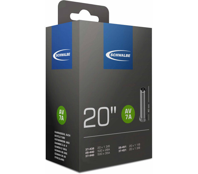 Binnenband Schwalbe AV7A 20" / 28/37-438/451 - 40mm ventiel
