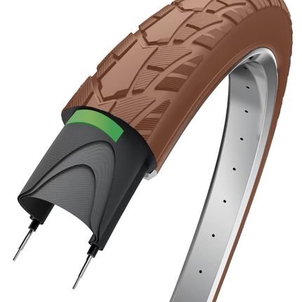 Edge Performance Protect tire 28 x 1.75" / 47-622 - Brown with reflection