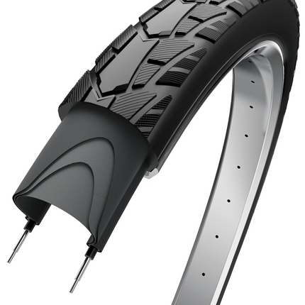 Buitenband Edge Performance Tour 28 x 1 1/2" / 40-635  - Zwart met witte streep