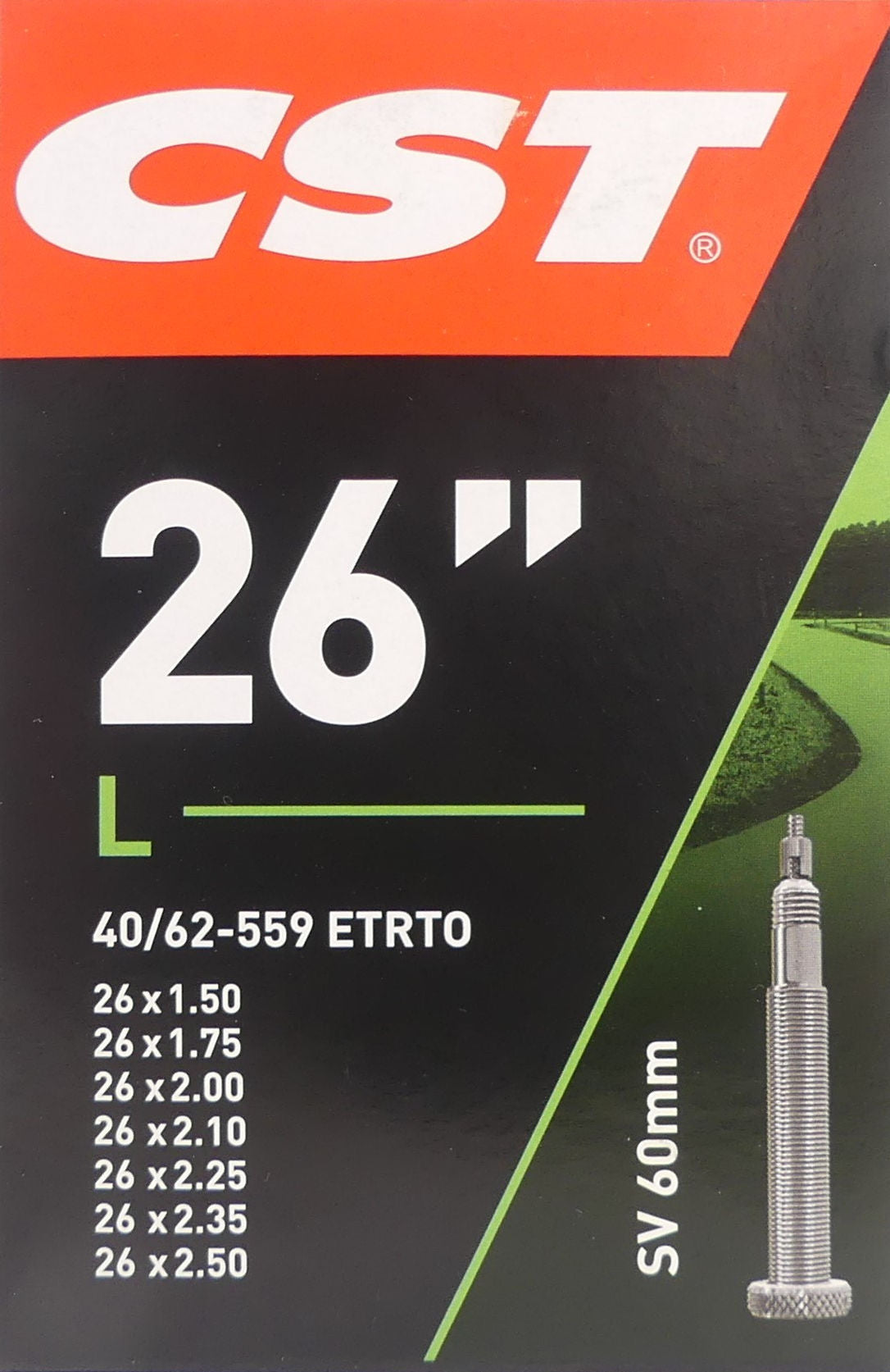 Binnenband CST SV60 26x 1.50-2.50" / 40/62-559