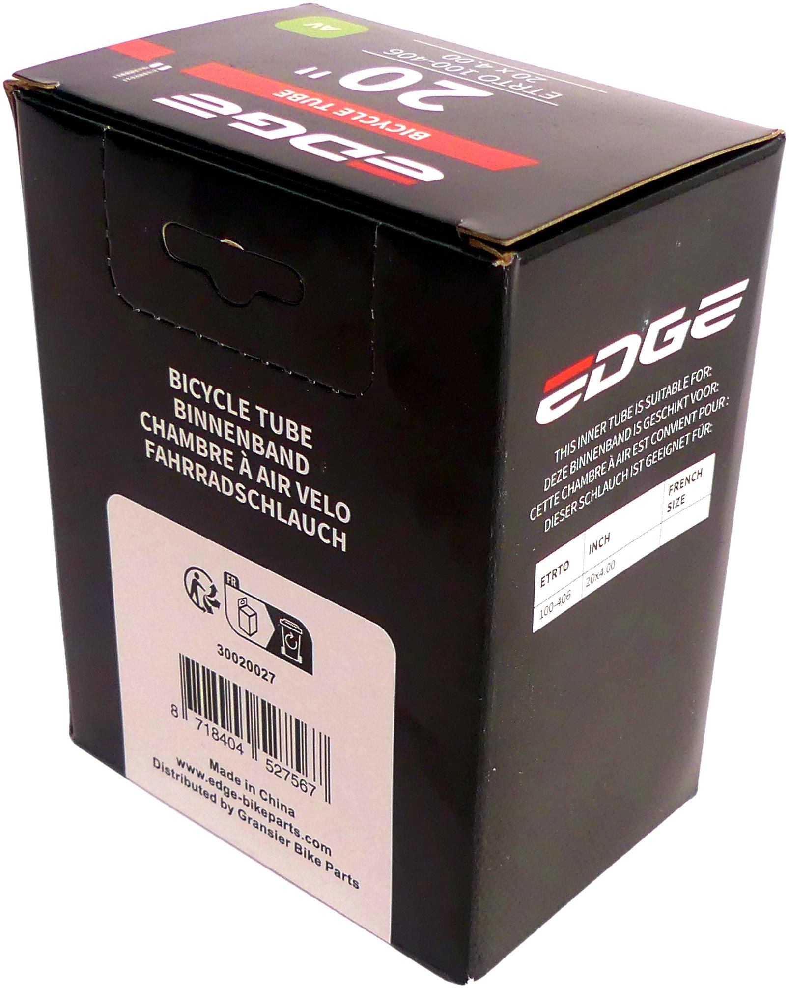 Binnenband Edge 20 x 4.00 AV-40mm (geschikt voor Fatbikes)