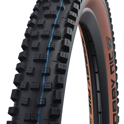 Vouwband Schwalbe Nobby Nic Super Ground 27.5 x 2.40" / 62-584 mm - bronze sidewall - afbeelding 2