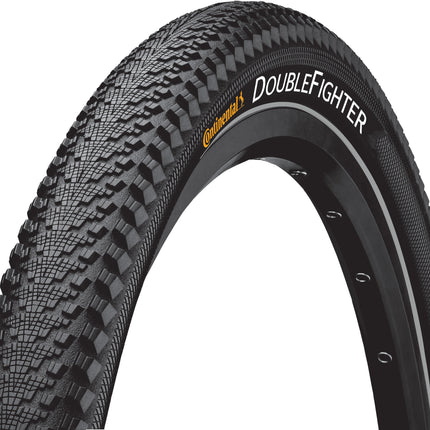 Buitenband Continental DoubleFighter III 28 x 1.40" / 37-622 mm - zwart met reflectie
