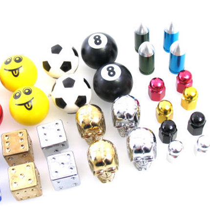 Jeu de capuchons de valve - Pour valve AV - sortie (15-pièces)