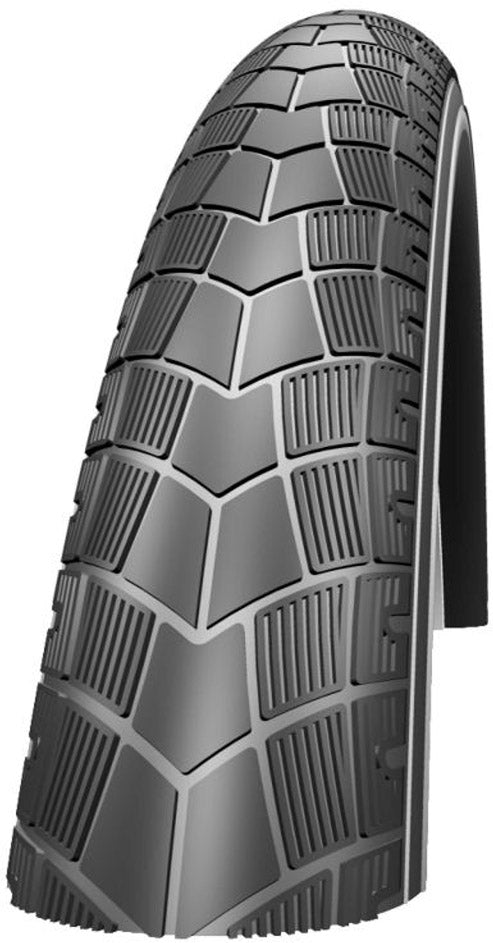 Buitenband Schwalbe Big Apple K-Guard 26 x 2.15" / 55-559 mm - zwart met reflectie