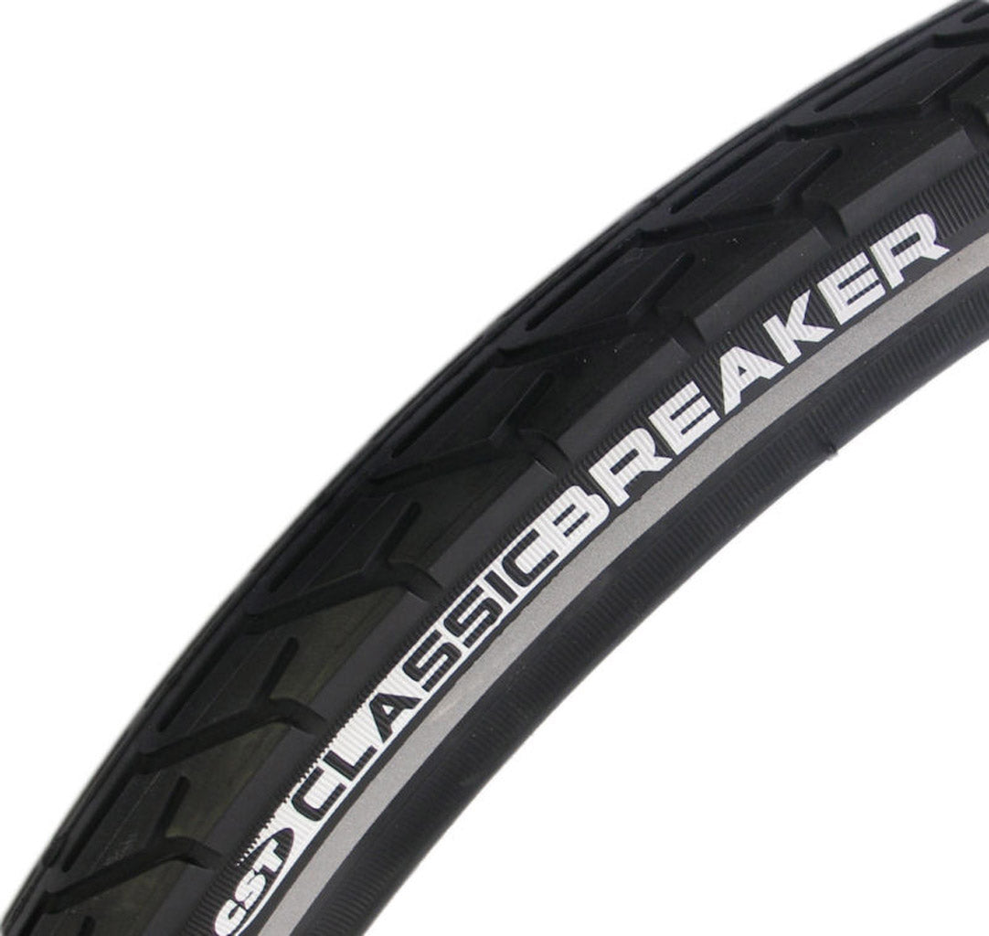 Buitenband CST Breaker 28 x 1½" / 40-635 mm anti lek - zwart met reflectie